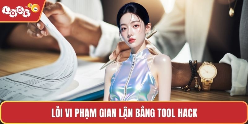 Lỗi vi phạm gian lận bằng tool hack