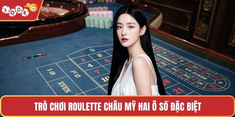 Trò chơi roulette châu Mỹ hai ô số đặc biệt